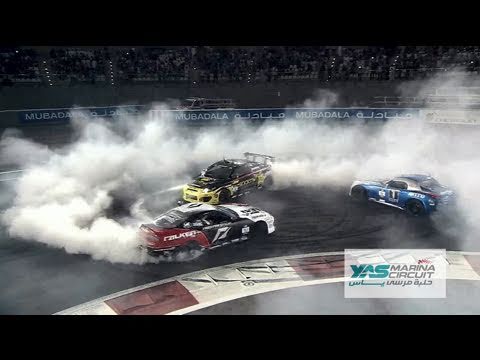 Fredric Aasbo Wins Formula Drift Invitational Abu Dhabi Yas Marina Circuit 2011