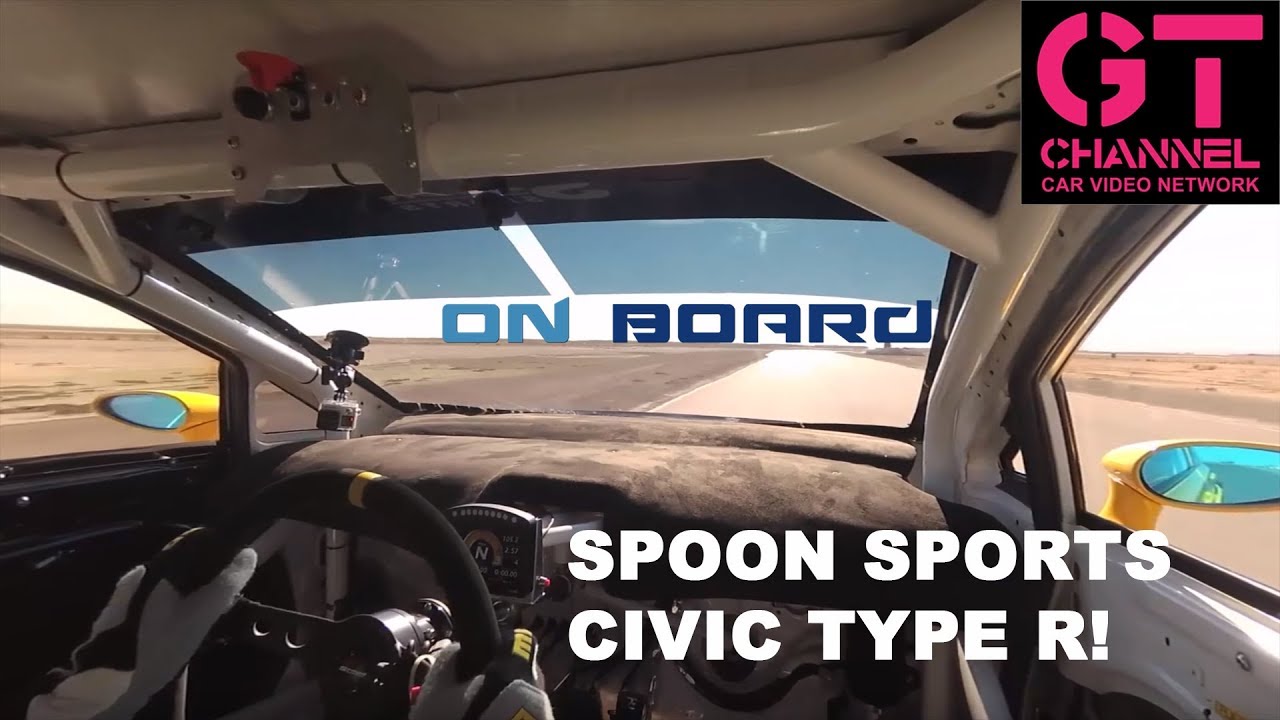 Spoon Civic Type R Center Drive VR180 Time Attack