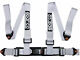 Sparco Racing Seat Belt Safety Harness Street Tuner 2" 4-Point Bolt-In (Silver)