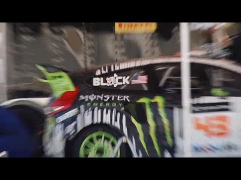 Ken Block X Games 17 - Testing - Interview by Vaughn Gittin Jr. Ford Racing TV