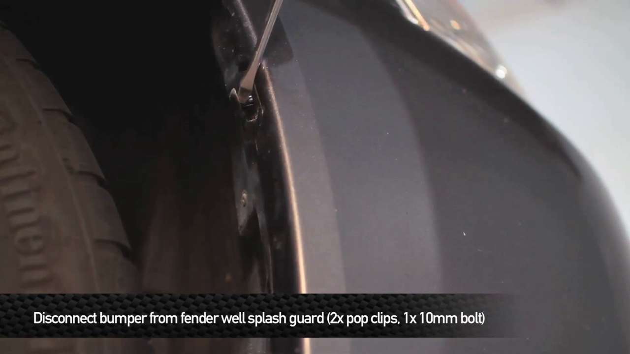 Disconnect bumper How To Install a Performance Oil Cooler Kit