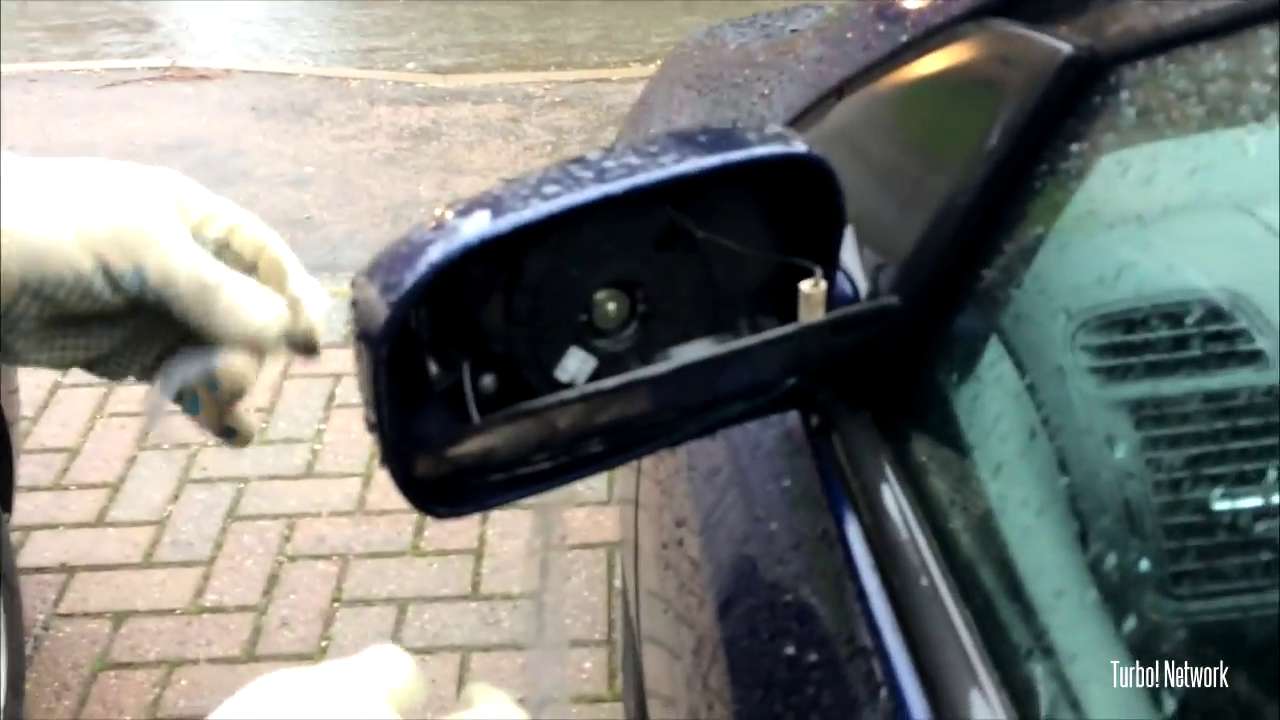 Remove the broken mirror How To Replace a Broken Side View Mirror Glass