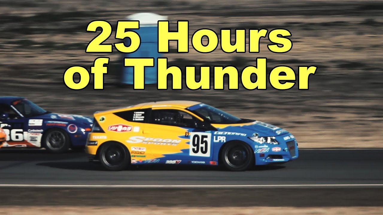 Spoon Sports Honda CRZ competes in the 25 Hours of Thunderhill