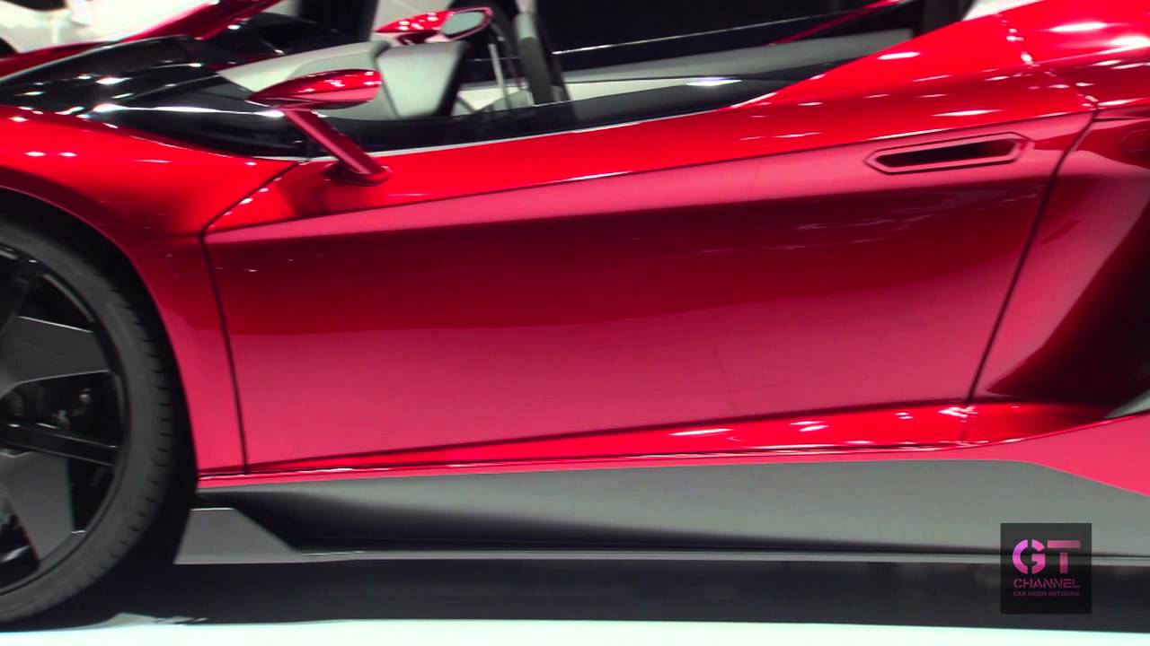 Lamborghini Launches Aventador J - 2012 Geneva Motor Show
