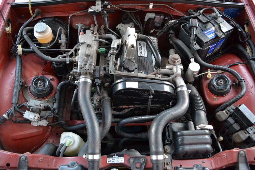 Suzuki Cappuccino engine is 657 cc and Power no greater than 63HP