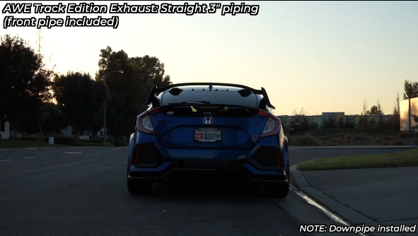 AWE Track Edition Exhaust for Honda Civic Type R
