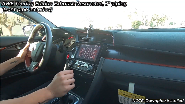 AWE Touring Edition Exhaust In-Car | Honda Civic Type R