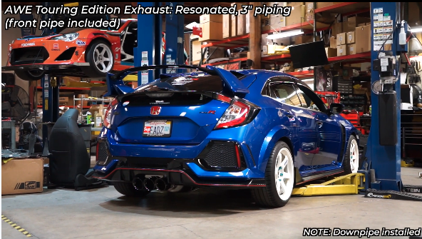 AWE Touring Edition Exhaust System for Honda Civic Type R | Evasive Motorsports