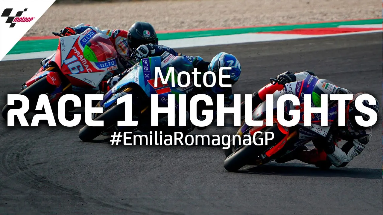 MotoE Race 1 Highlights | 2020 #EmiliaRomagnaGP
