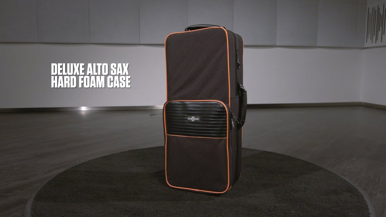 Deluxe Alto Sax Hard Foam Case by Gear4music | Gear4music