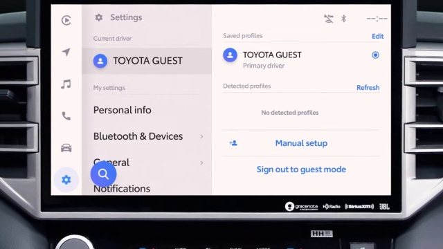 Toyota's latest generation audio multimedia platform includes