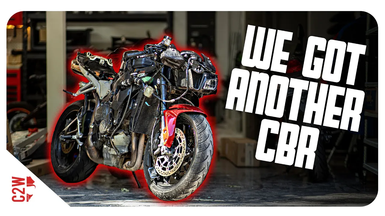 We bought ANOTHER wrecked CBR 600RR to REBUILD!! | 2008 CBR 600RR Race Build - Day 1