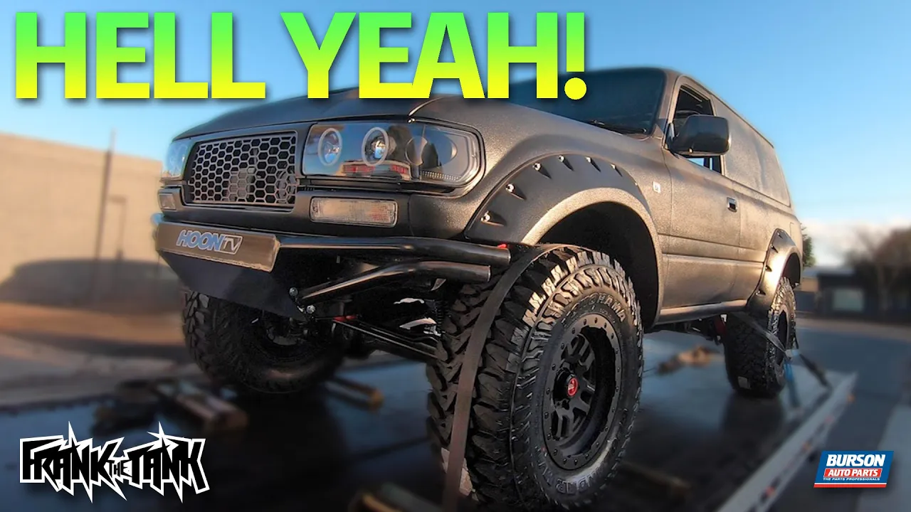 MASSIVE EXHAUST FITTED! - V8 Landcruiser PANEL VAN build [EP23]