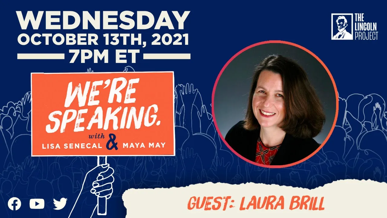 LPTV's We're Speaking returns tonight at 7 PM ET with special guest Laura Brill
