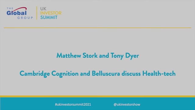 Cambridge Cognition & Belluscura discuss Health tech