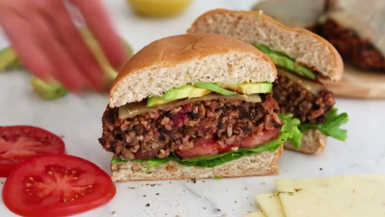 Houston’s {copycat} Veggie Burger