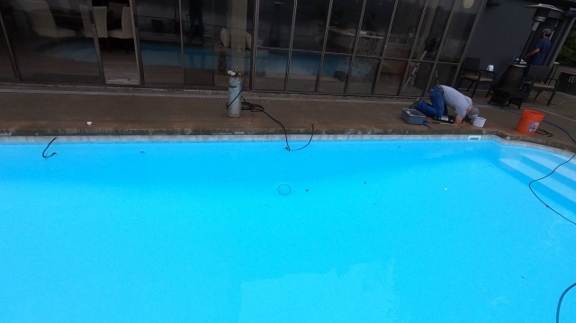 Main Drain Static Test and Dye Test for Skimmer Throat