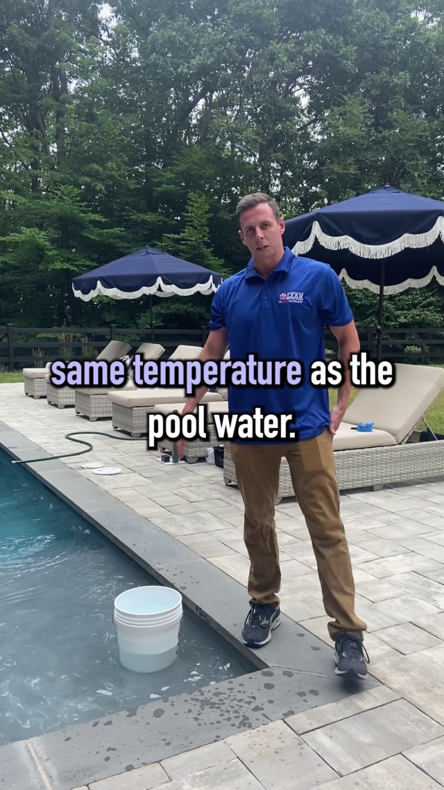 Step 1 Fill up bucket; place in the water ALD Bucket Test Guide