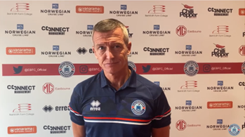 Mark Beard Interview after Worthing (H) FA Cup