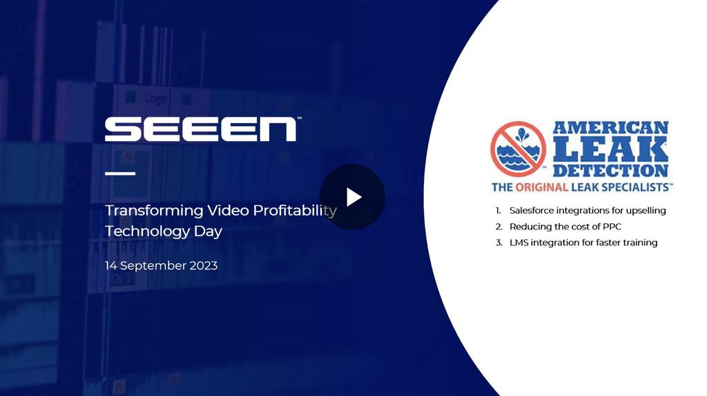 SEEEN Case Study - Video Profitability