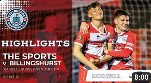 Highlights: Eastbourne Borough v Billingshurst