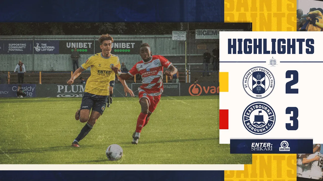 HIGHLIGHTS | St Albans City vs Eastbourne Borough | National League South | 7th October 2023