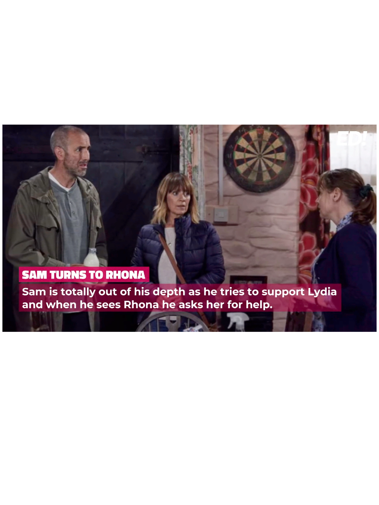 Sam Turns to Rhona