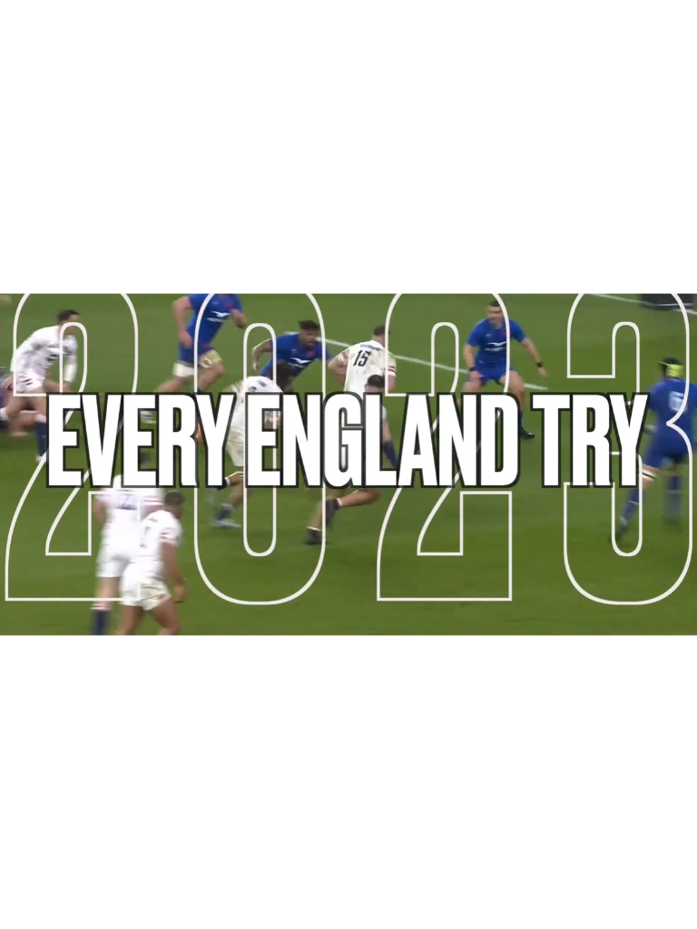 Ollie Chisholm try vs Italy - 2023