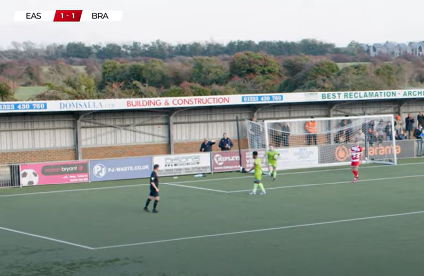 The Sports give away the equaliser