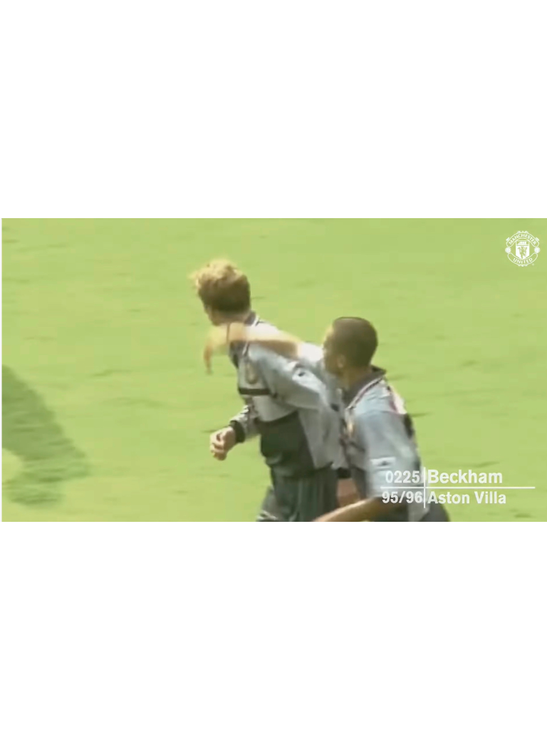Beckham 95/96 v Aston Villa (A)