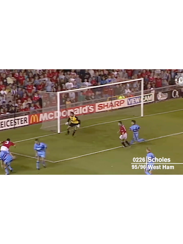 Scholes 95/96 v West Ham (H)