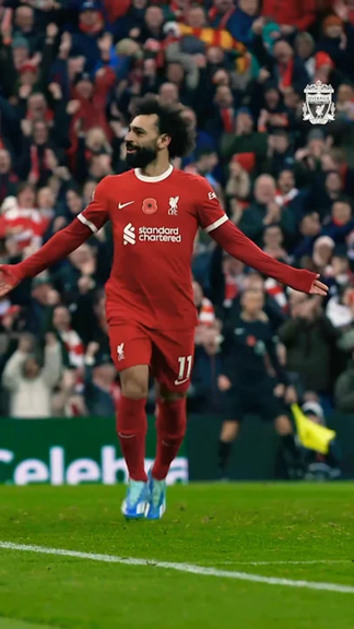 Darwin Nunez ➡️ Mo Salah. Goal! #lfc #shorts