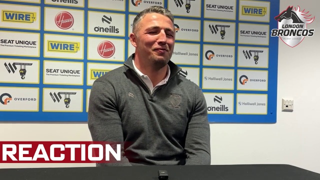 POST MATCH：Sam Burgess following Challenge Cup win over London Broncos
