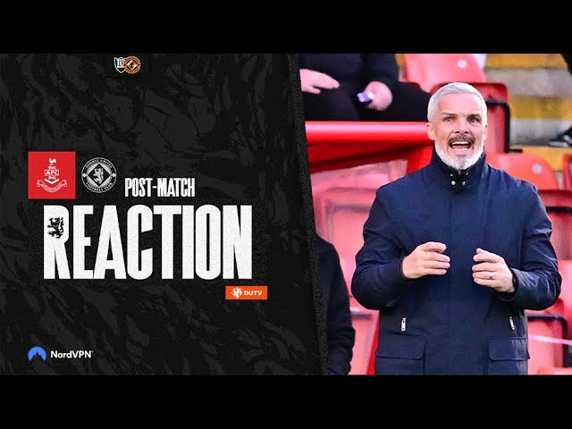 Airdrieonians Reaction | Jim Goodwin