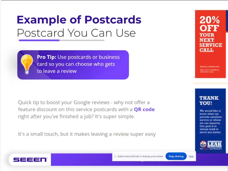 Examples of Google Postcards
