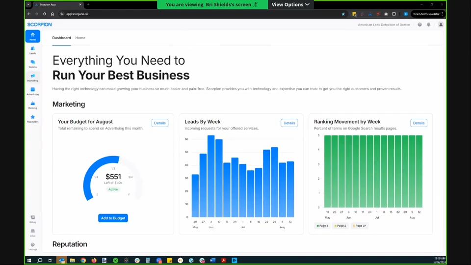 ALD Platform Walkthrough - Aug 16 2024