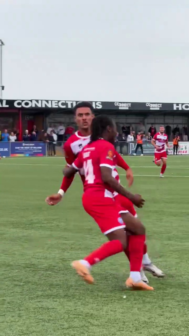 Found the back of the net, and the camera 📸 😍