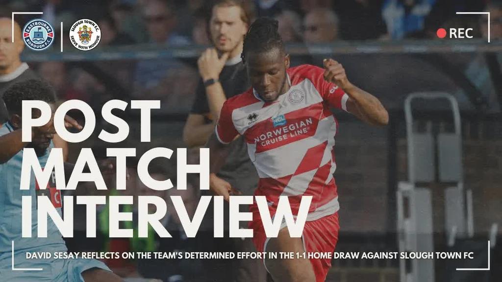 Post Match Interview: Sesay talks after a MOTM performance