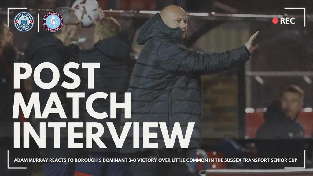 Post Match Interview: Adam Murray speaks after a comfortable win on a very rainy evening [0vVLWFblzLU].mp4