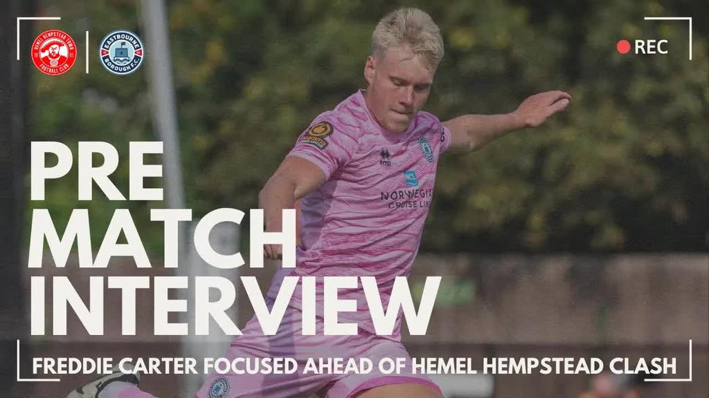 Pre Match Interview: Carter is ready to solidify his place in the team