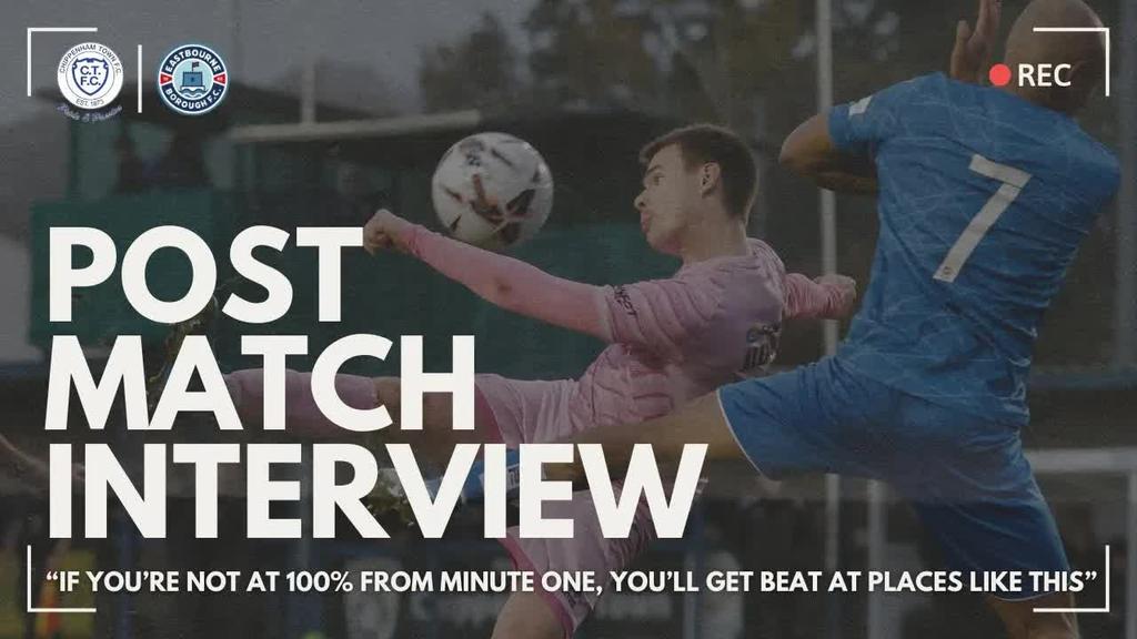 Post Match Interview: George reflects on Chippenham blip