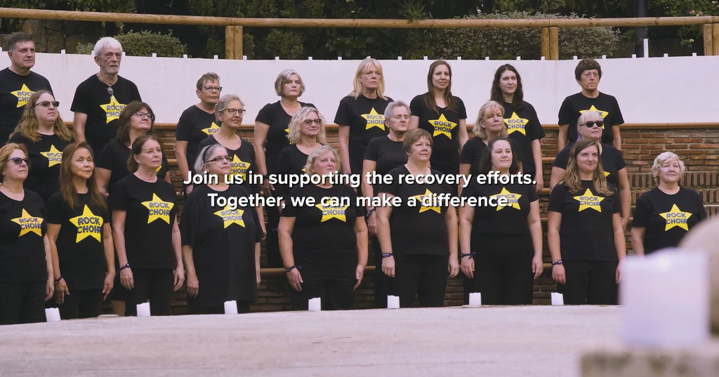Rock Choir - 'A Thousand Years' Live at Le Parque Torre Leonera Amphitheatre, Marbella, Spain