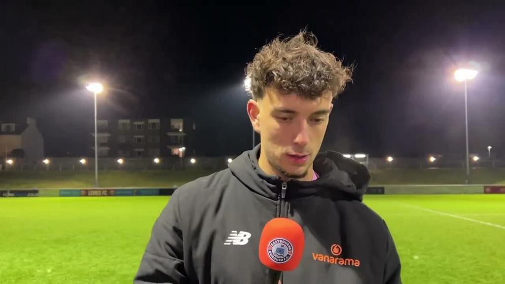 Post Match Interview: Goalscorer Vukoje gives his thoughts on Lewes clash