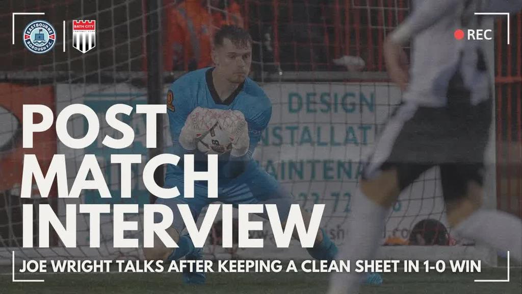 Post Match Interview: Joe Wright after the Sports claimed a late victory