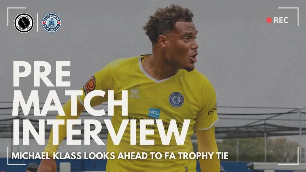 Pre Match Interview: Michael Klass is up for the trophy
