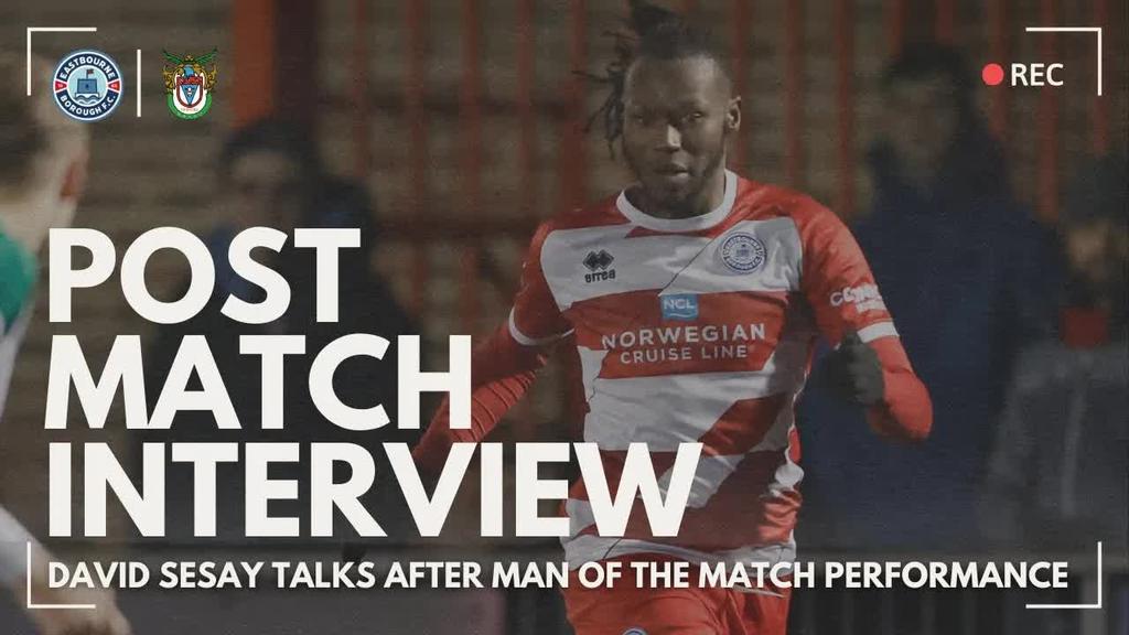Post Match Interview: Man of The Match Sesay after Bognor Regis win