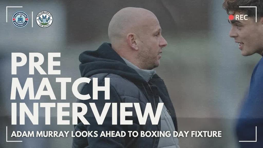 Pre Match Interview: Adam hopes for a Murray Christmas ahead of Salisbury clash