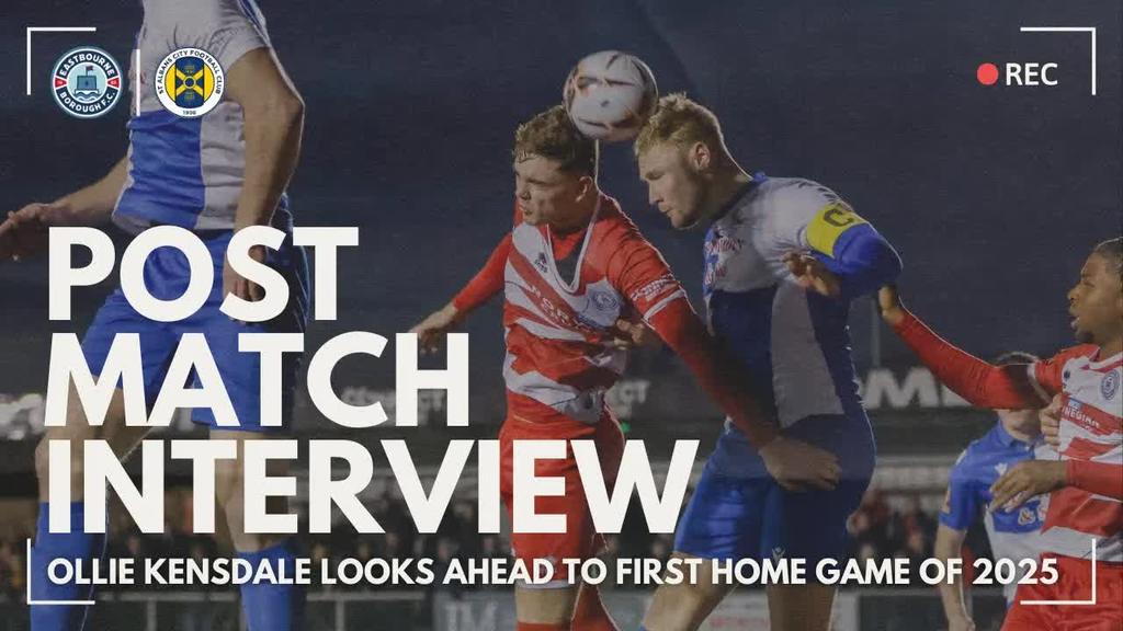Pre Match Interview: Ollie Kensdale ahead of St Albans clash
