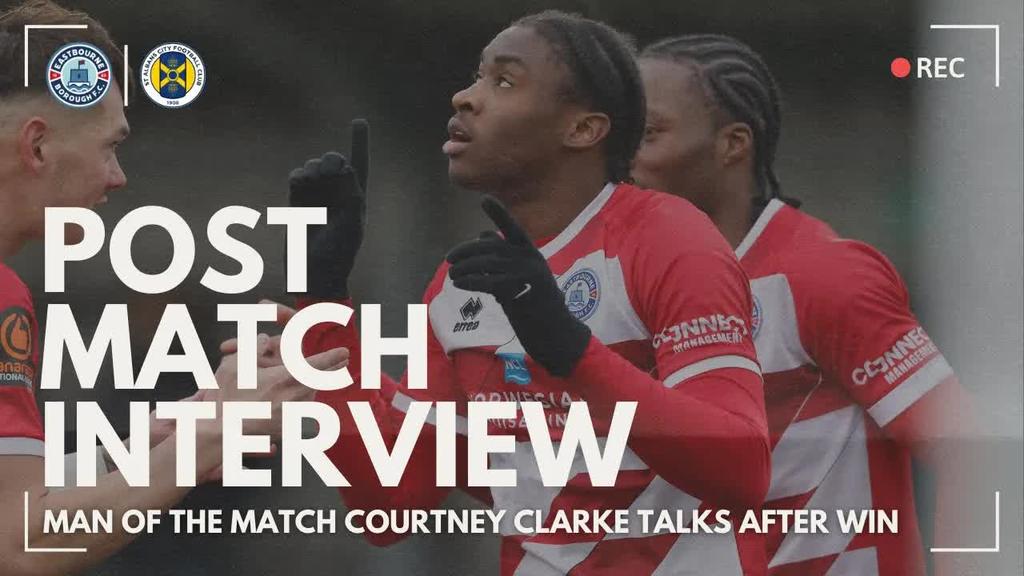 Post Match Interview: Courtney Clarke on first Borough goal in win