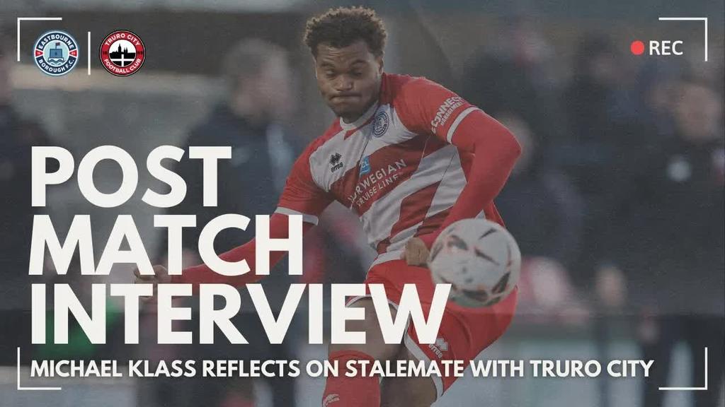 Post Match Interview: Michael Klass speaks after Truro draw